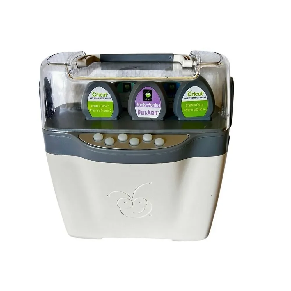 Cricut 6 Cartridge Jukebox Model CRJK0001 Preowned No Instructions or Cord DETAI